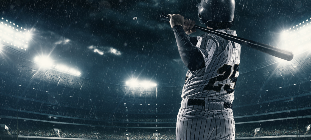 baseball player at bat