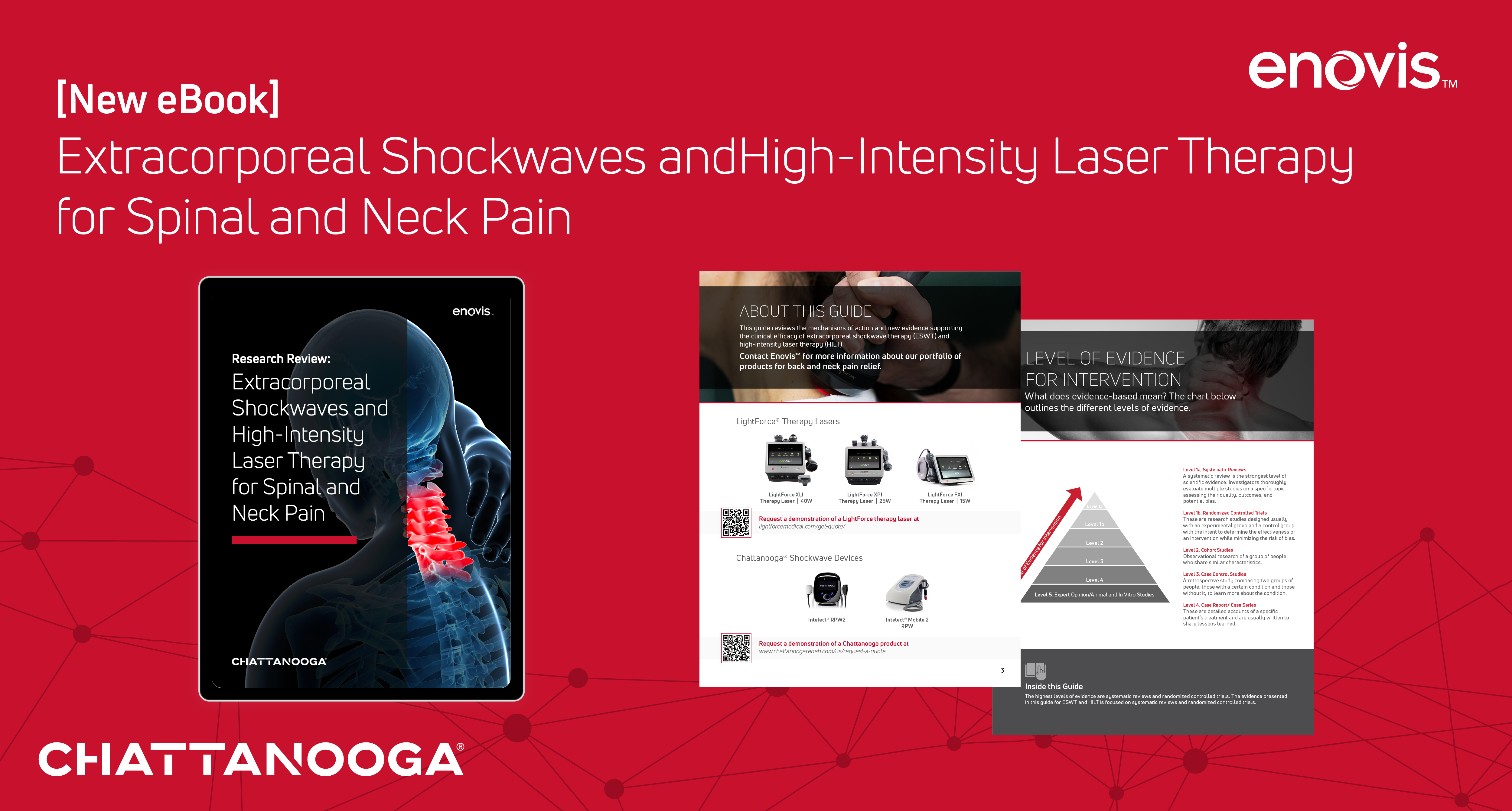 [eBook] Research Review: Extracorporeal Shockwave Therapy and High-Intensity Laser Therapy for Spinal and Neck Pain