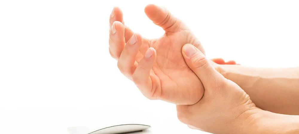 person with wrist pain
